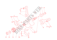 CONNECTING RODS for Ducati Diavel Carbon 2012