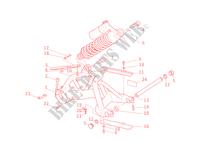 SWINGARM & CHAIN for Ducati MH900E 2001