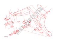 RIGHT FOOTRESTS for Ducati Monster 1200 2015