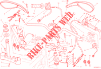 HANDLEBAR for Ducati Monster 659 ABS Learner Legal (LAMs) 2014